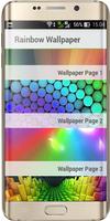 Rainbow color wallpaper Cartaz