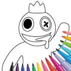 Rainbow Friends Coloring Book icône