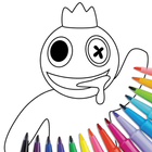 Rainbow Friends Coloring Book 아이콘