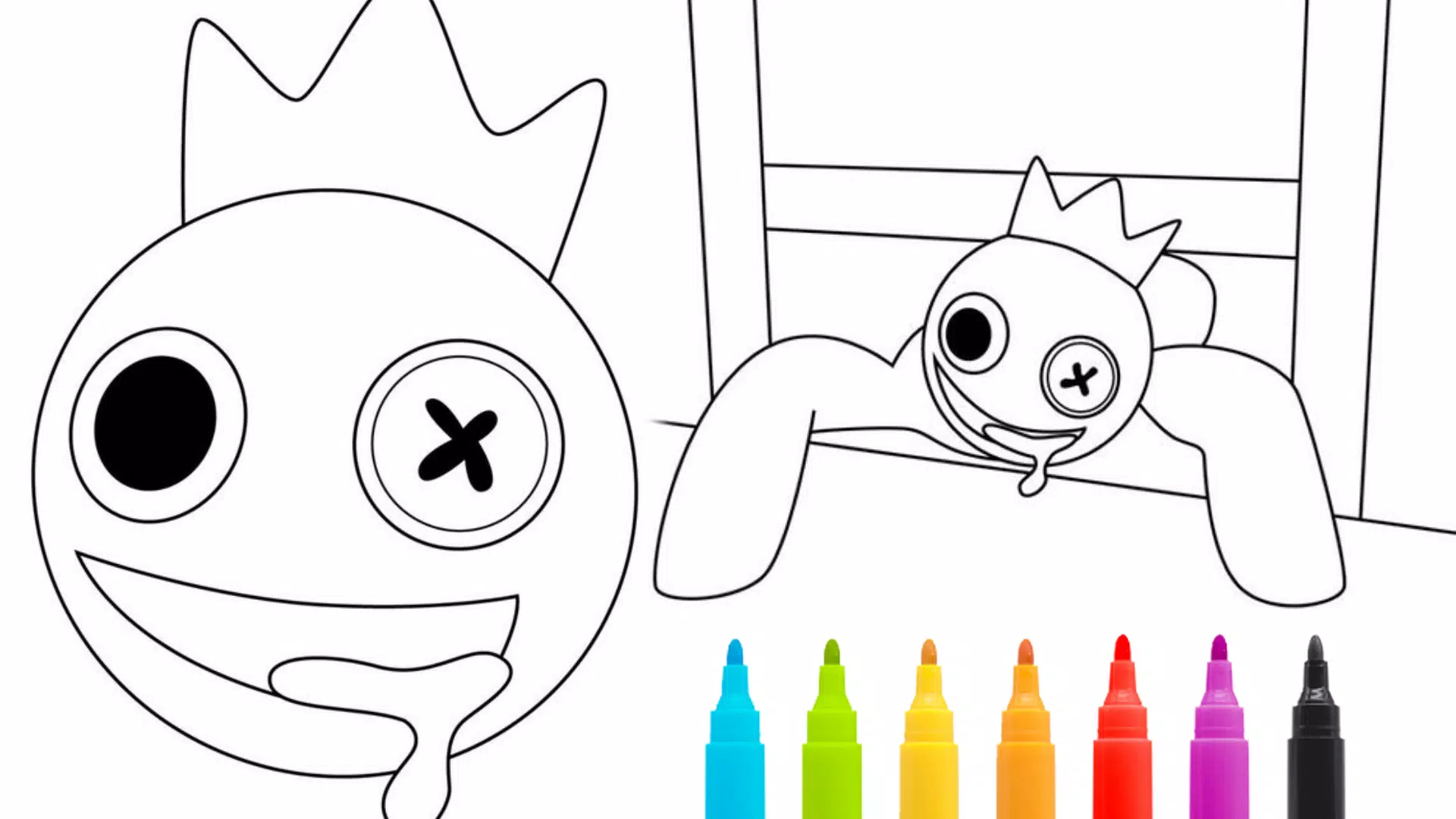 Rainbow Friends Coloring Book APK for Android Download