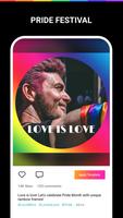 LGBT Pride Photo Maker- Rainbow Sticker Frame2020 تصوير الشاشة 1