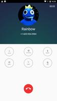 Fake Call From Rainbow Friends captura de pantalla 1