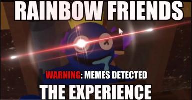 Rainbow Meme: All Friends Tube Affiche