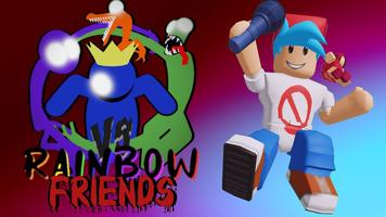 Rainbow Friends 2 FNF Music capture d'écran 1