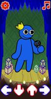 FNF Rainbow Friends Blue Mod постер