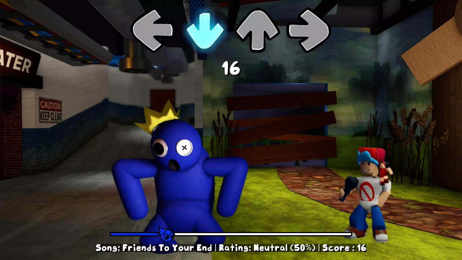 FNF vs Rainbow Friends Blue V1 1.3 APK + Mod [Free purchase] for