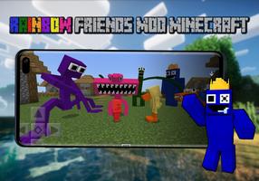 Rainbow Friends Minecraft Mod الملصق