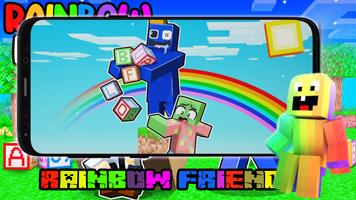 Rainbow Friends mod Minecraft Ekran Görüntüsü 1