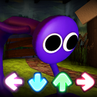Purple Rainbow Friends FNF Mod icône