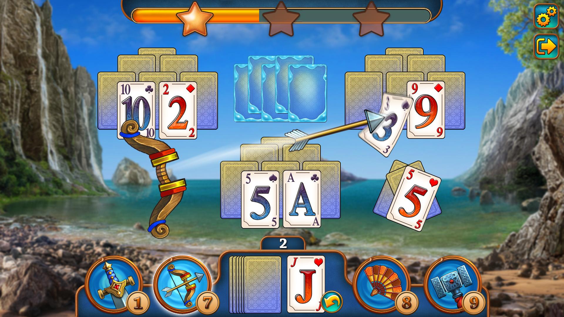 Tri-Peaks Solitaire - at SoliTaire! Network free tri peaks solitaire no download