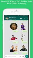 Ronaldo Sticker For WhatsApp plakat