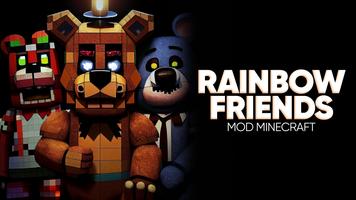 RAINBOW Friends Mod Minecraft पोस्टर