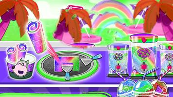 Rainbow Slushy-Frozen Ice Make screenshot 3