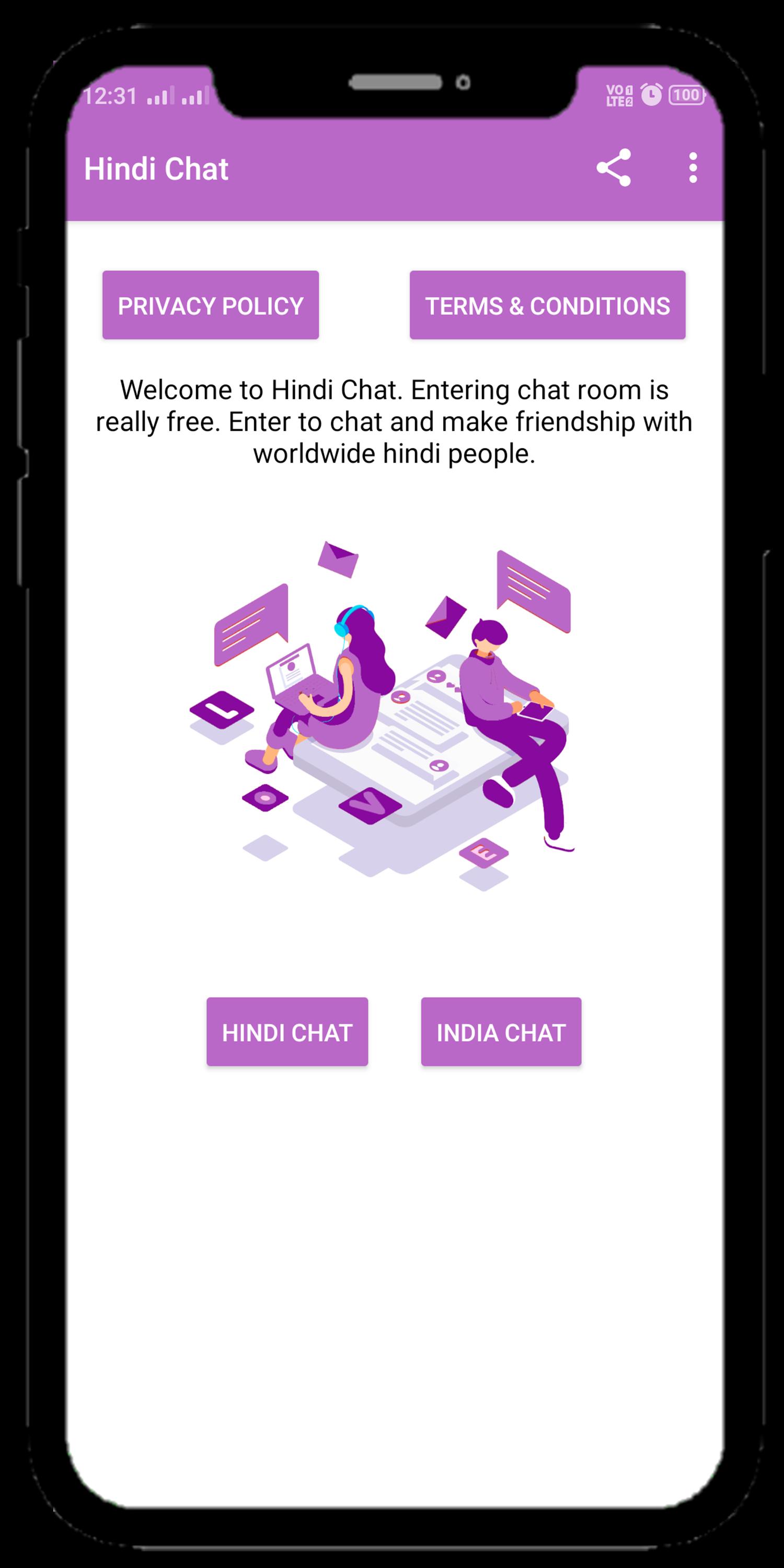 Hindi Chat Room Onliine Hindi Chat Room For Android Apk