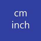 cm to inch icon