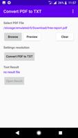 Convert PDF to TXT 스크린샷 1