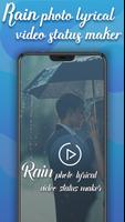 My Photo Rain Photo lyrical Video status maker poster