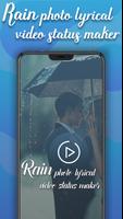 My Photo Rain Photo lyrical Video status maker 海報