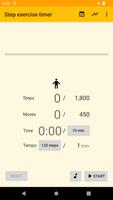 Step exercise timer постер