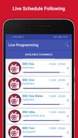 UK TV - free programming Cartaz