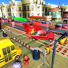 Train Road Crossy 3D Railroad biểu tượng