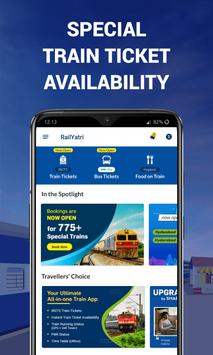IRCTC Ticket, Train Status, Railway App: RailYatri 截图 3