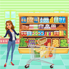 gerente de supermercado chica icono