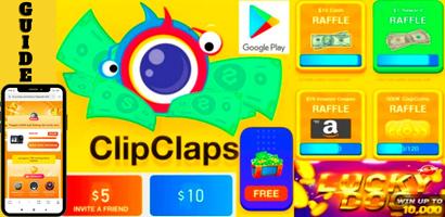 Clipclaps App Cash for Laughs Free Guide Plakat