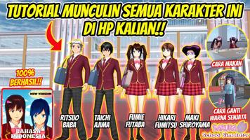 پوستر Panduan SAKURA SCHOOL SIMULATOR Bahasa Indonesia