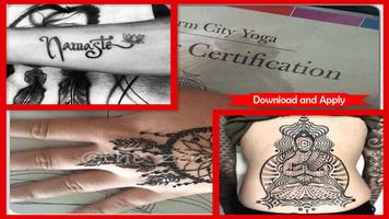 Conception fraîche de tatouages ​​de yog capture d'écran 2