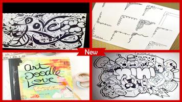 Doodle Art Love Poster