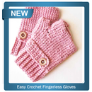 Gants sans doigts faciles à crocheter APK