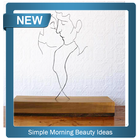 Idées de beauté matinales simples icône