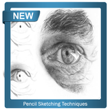 Techniques d'esquisse au crayon icône