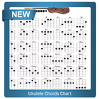 Ukulele Chords Chart ikon