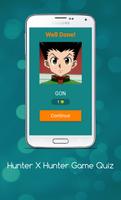 Hunter X Hunter Game Quiz تصوير الشاشة 1
