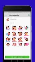 WPstickers Love+ penulis hantaran