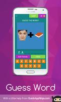 Guess Pictures Word Plakat