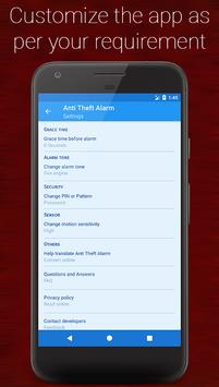 Anti-theft alarm screenshot 3