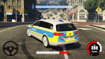 VW Passat: German Police Duty Plakat