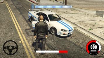 GTR Nissan Skyline: Theft Auto 截圖 1
