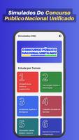 Simulado CNU Concurso Nacional poster