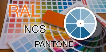 PANTONE, RAL & NCS color scheme. Wall paint tester