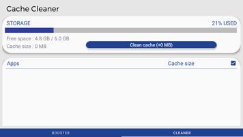 RAM Cleaner- Cache Cleaner تصوير الشاشة 1