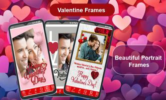 Valentine Love Photo Frames اسکرین شاٹ 1