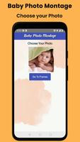 Baby-Fotomontage Plakat