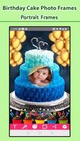 برنامه‌نما Birthday Cake Photo Frames عکس از صفحه