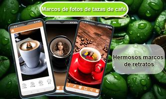 Marcos fotos de tazas de café Poster