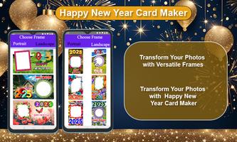 Happy Newyear Card Maker poster