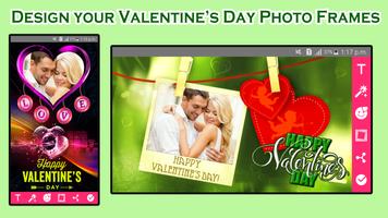 Happy Valentines Photo Frames Affiche